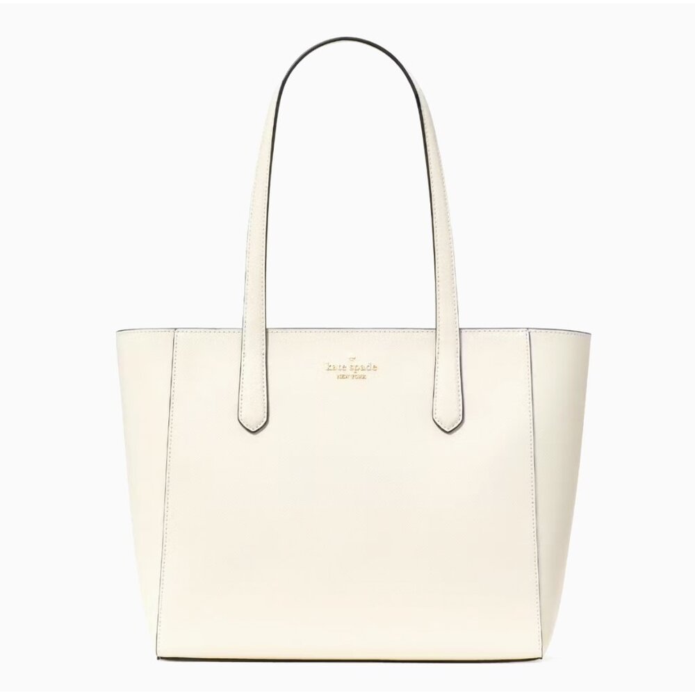 New Kate Spade Staci Medium Tote Saffiano Leather Meringue
